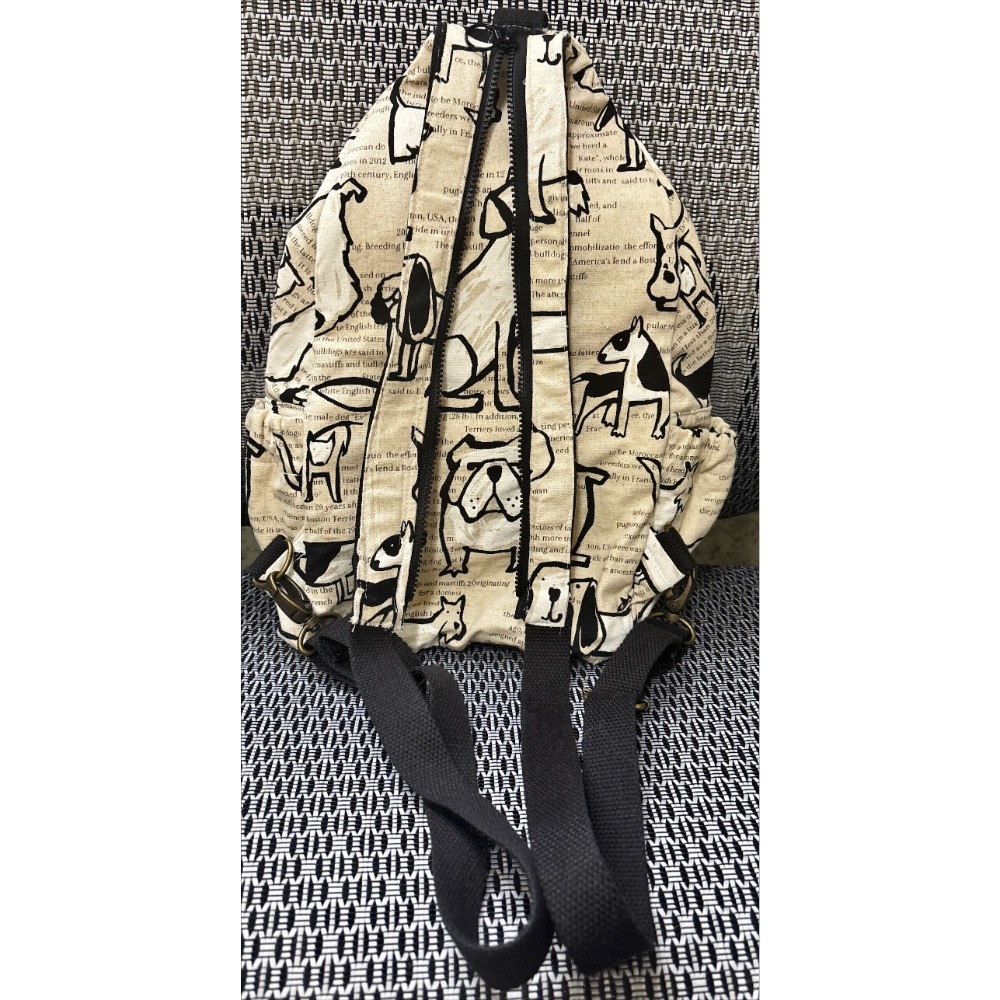 手作拉鏈後/斜背包-細節圖2