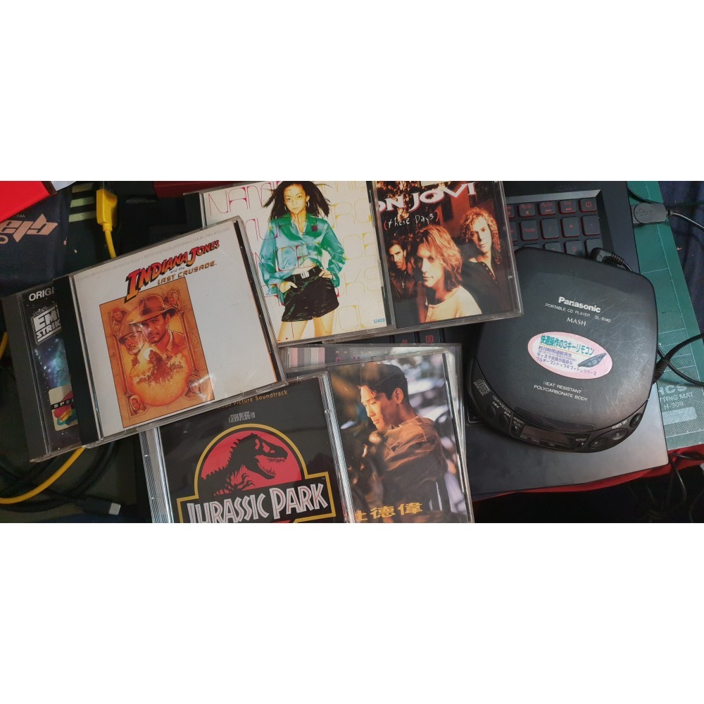 《古董CD隨身聽》Panasonic 約1998年左右CD隨身聽(日本版)(故障不一定能用)-細節圖2