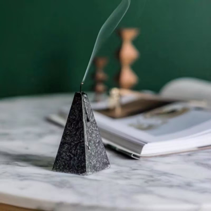 【生活市集】 幾何尖塔香氛蠟燭 造型蠟燭 香薰蠟燭 香氛擺件 蠟燭設計裝飾 禮物 佈置 創意蠟燭擴香交換禮物-規格圖9