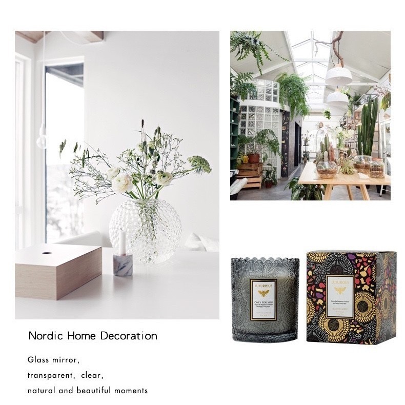 【生活市集】 蕾絲杯口 浮雕玻璃杯 香氛蠟燭 香薰蠟燭 大豆蠟 天然精油 蠟燭手作香氛交換禮物擴香-細節圖6