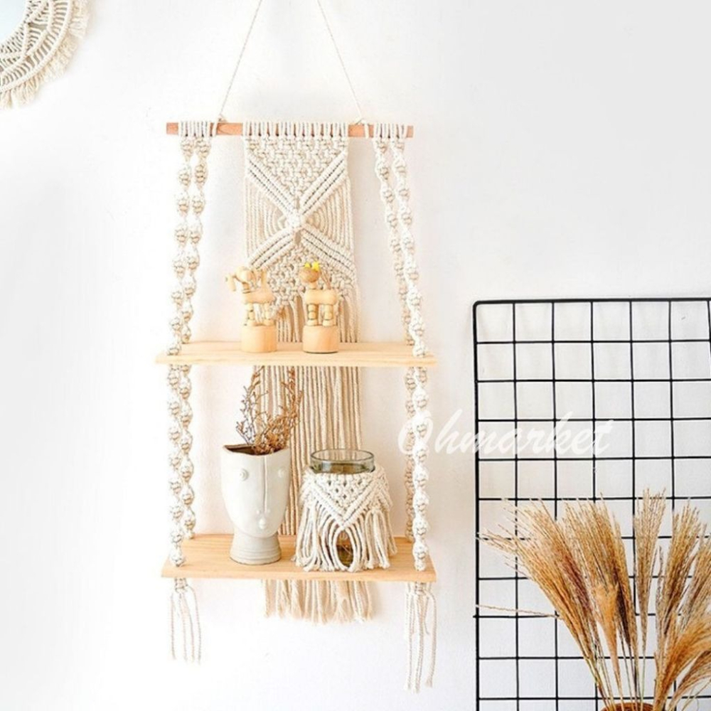 【生活市集】 波希米亞 大型菱形掛飾 補夢網 編織 掛飾 佈置 露營 北歐補夢網 交換禮物 婚禮 波希米亞-細節圖4
