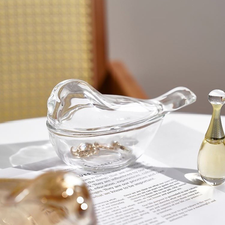 【生活市集】台灣現貨 琥珀鳥飾品收納罐 飾品收納盤 小托盤 擺飾盤 鑰匙盤 收納罐 收納罐 桌面收納 拍照道具 飾品-細節圖4