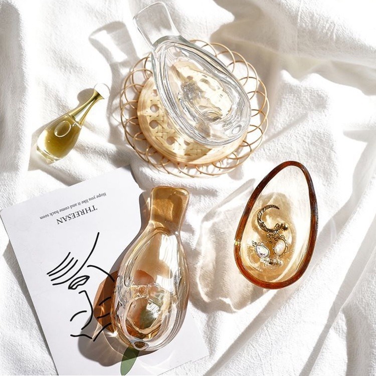 【生活市集】台灣現貨 琥珀鳥飾品收納罐 飾品收納盤 小托盤 擺飾盤 鑰匙盤 收納罐 收納罐 桌面收納 拍照道具 飾品-細節圖6