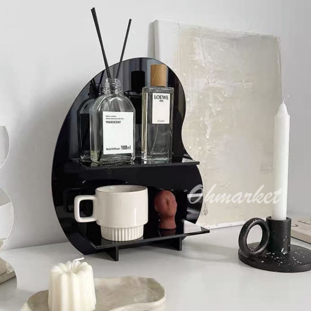 【生活市集】 韓系半月置物架 豆豆置物架 飾品架 咖啡廳佈置飾品收納置物架民宿佈置擺設配件層架收納-細節圖7