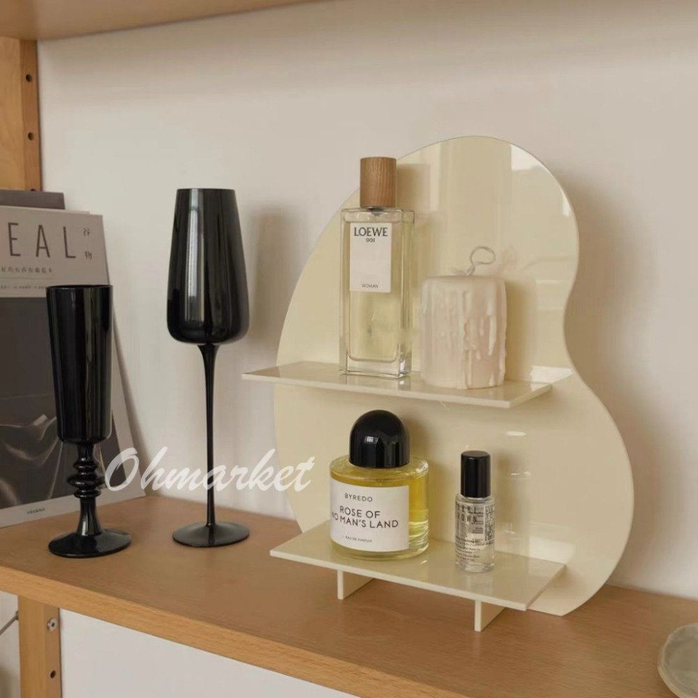 【生活市集】 韓系半月置物架 豆豆置物架 飾品架 咖啡廳佈置飾品收納置物架民宿佈置擺設配件層架收納-細節圖8