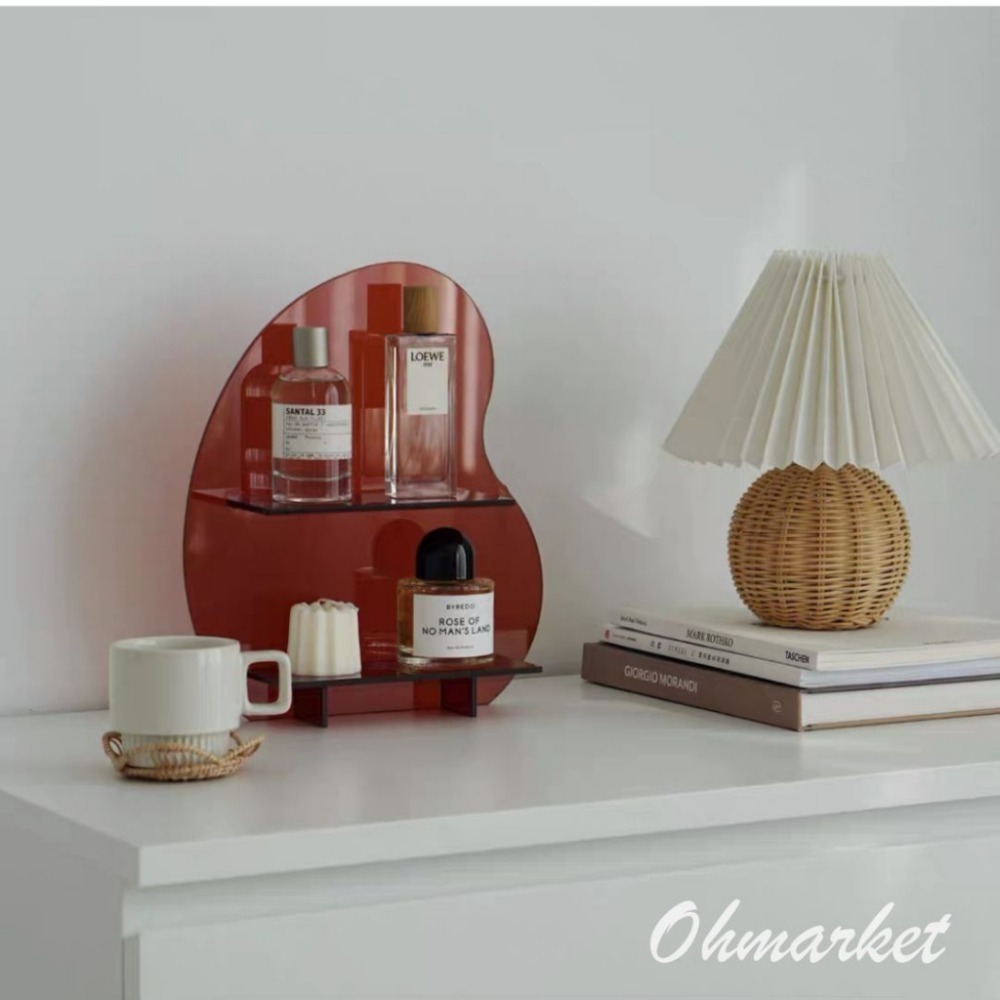 【生活市集】 韓系半月置物架 豆豆置物架 飾品架 咖啡廳佈置飾品收納置物架民宿佈置擺設配件層架收納-細節圖9