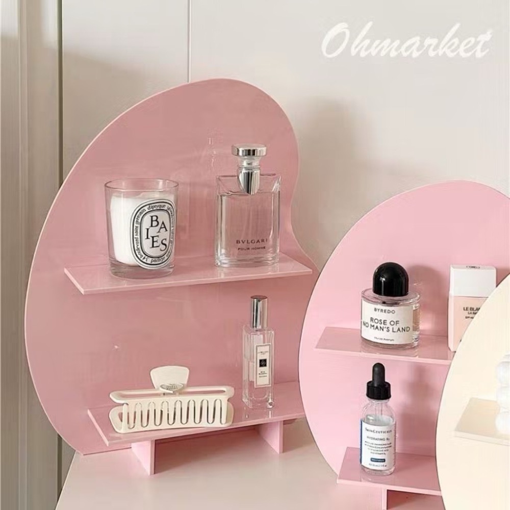 粉色半月置物架【大號】