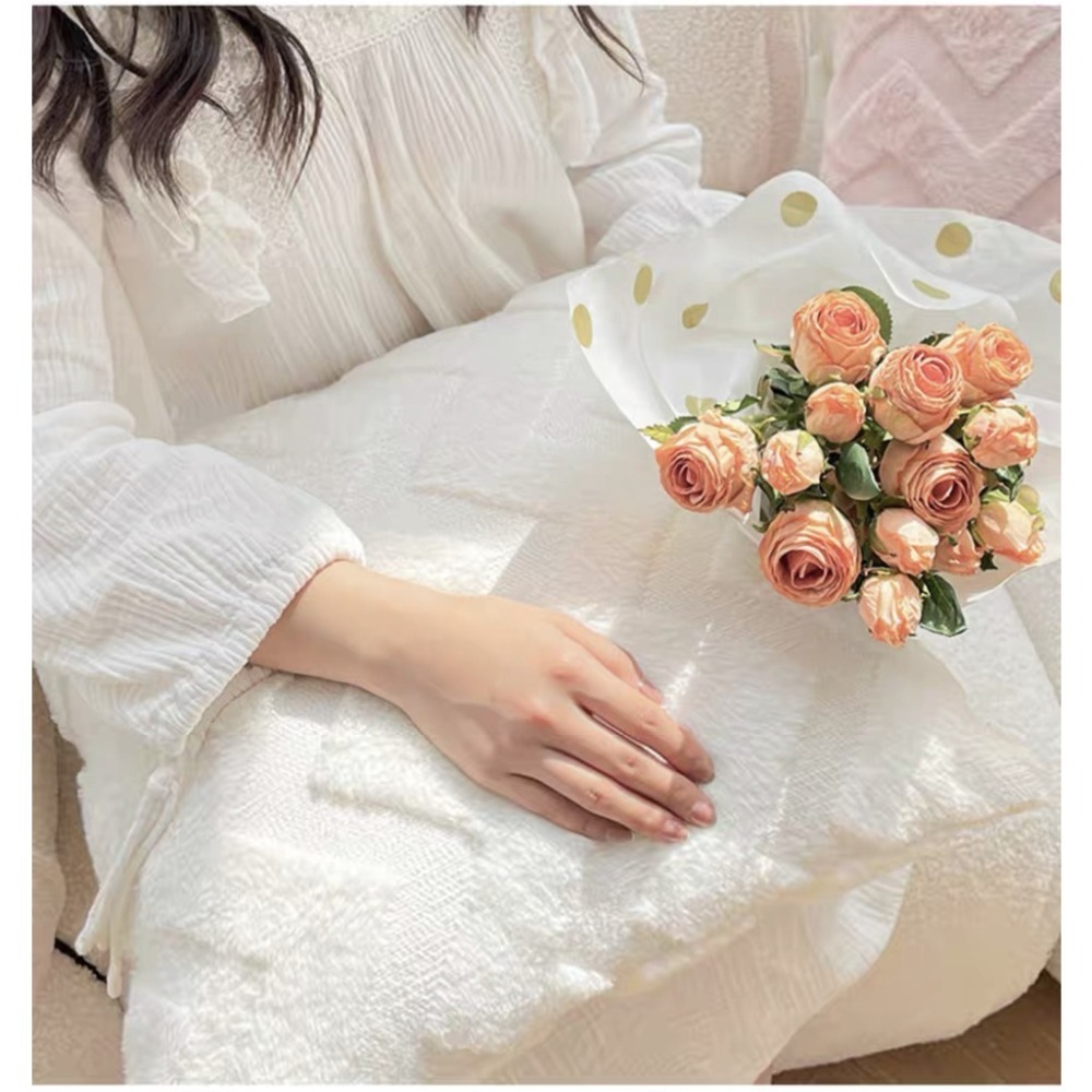 【生活市集】  北歐字花毛絨抱枕套 抱枕套 沙發抱枕客廳 造型抱枕沙發靠枕坐墊波西米亞抱枕北歐汽車靠墊沙發靠枕-細節圖4