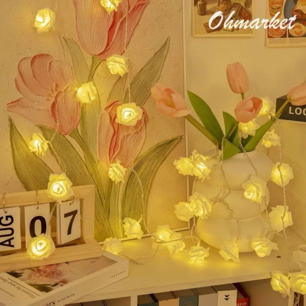 玫瑰燈串300 cm【 USB款 】