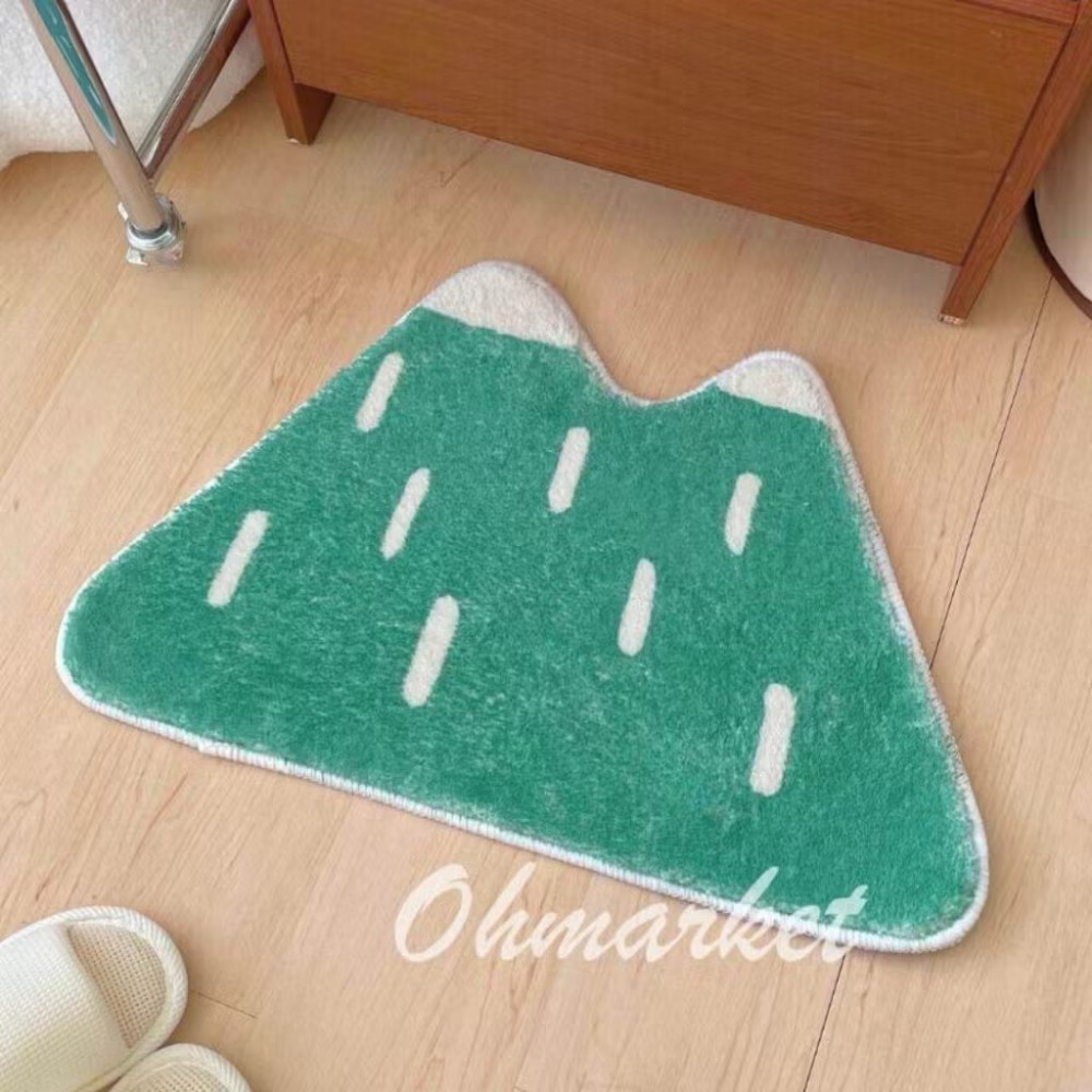 【生活市集】 北歐家居 浴室地墊 室內地墊 地毯 防滑地毯 吸水地毯 廁所地墊 腳踏墊防滑地墊絨毛地毯-規格圖9