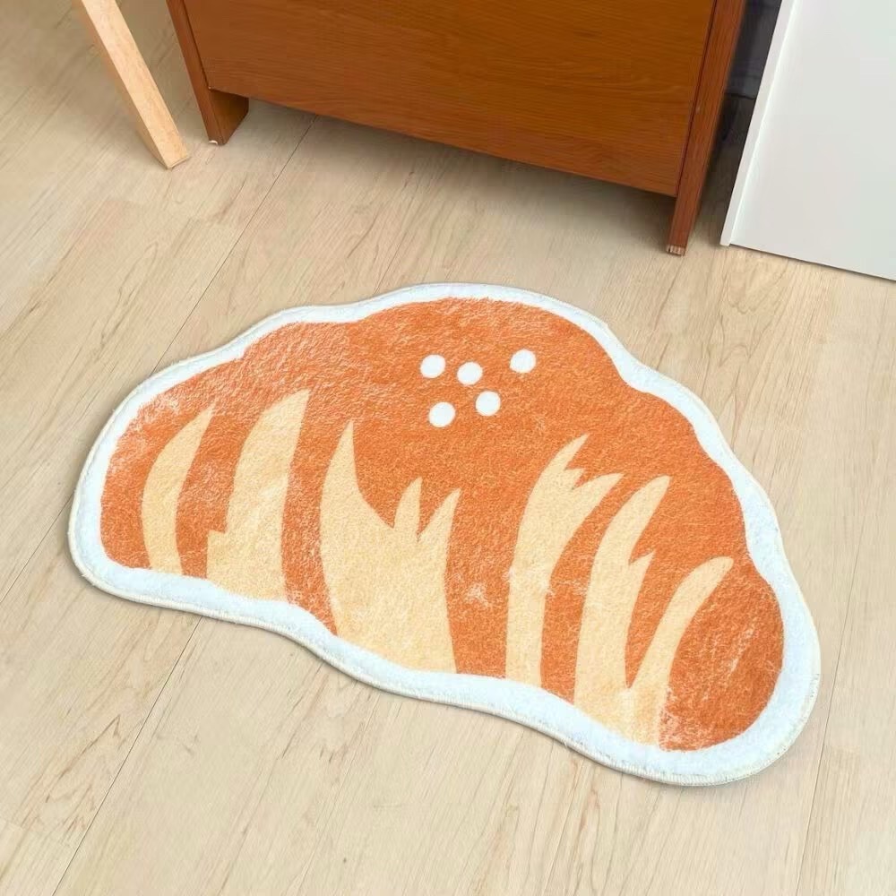 【生活市集】 北歐家居 浴室地墊 室內地墊 地毯 防滑地毯 吸水地毯 廁所地墊 腳踏墊防滑地墊絨毛地毯-規格圖9