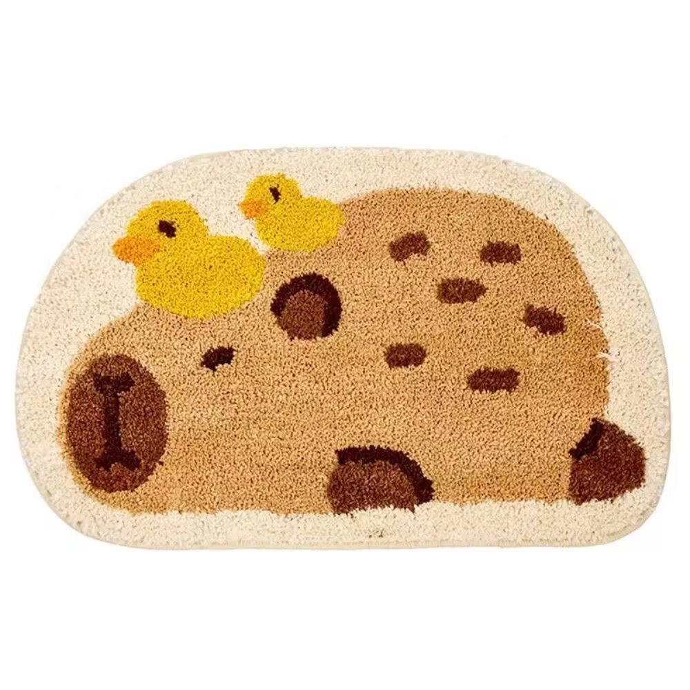 【生活市集】 北歐家居 浴室地墊 室內地墊 地毯 防滑地毯 吸水地毯 廁所地墊 腳踏墊防滑地墊絨毛地毯-規格圖9