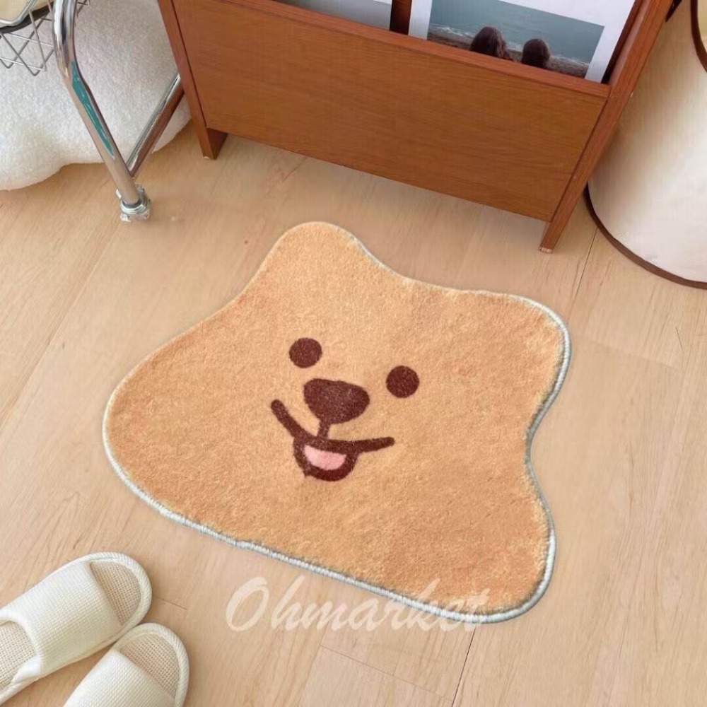 【生活市集】 北歐家居 浴室地墊 室內地墊 地毯 防滑地毯 吸水地毯 廁所地墊 腳踏墊防滑地墊絨毛地毯-規格圖9