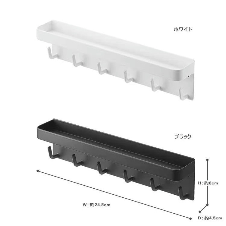 【生活市集】玄關小物收納掛勾 廚具掛鉤 玄關收納 磁吸鉤 吸鐵掛勾 磁性掛勾 磁鐵掛勾 掛勾 收納掛架免釘掛-細節圖9