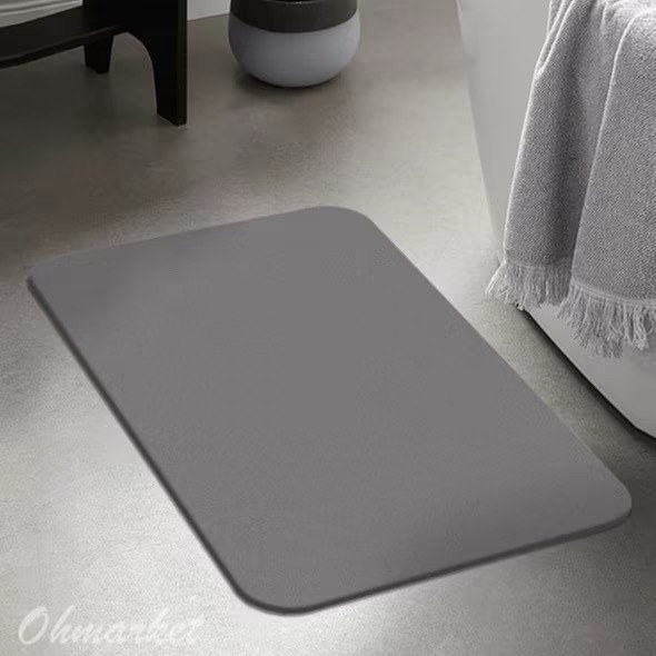 石墨灰 30x40 【珪藻土腳踏墊】