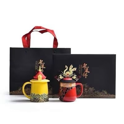 【生活市集】結婚禮 龍鳳對杯 附禮盒禮袋 陶瓷對杯 新婚 結婚禮物情侶對杯杯子情人節交換禮物馬克杯喬遷禮物-細節圖10