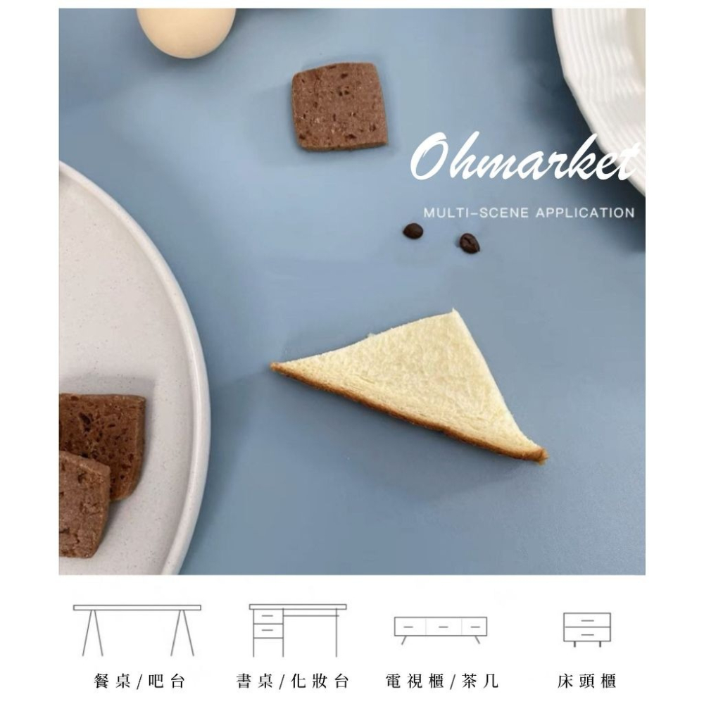 【生活市集】北歐雙色隔熱餐墊 飯店餐墊防水餐墊 酒店餐墊 皮革餐墊 隔熱墊 雙色餐墊 西餐隔熱餐桌墊 桌墊-細節圖3