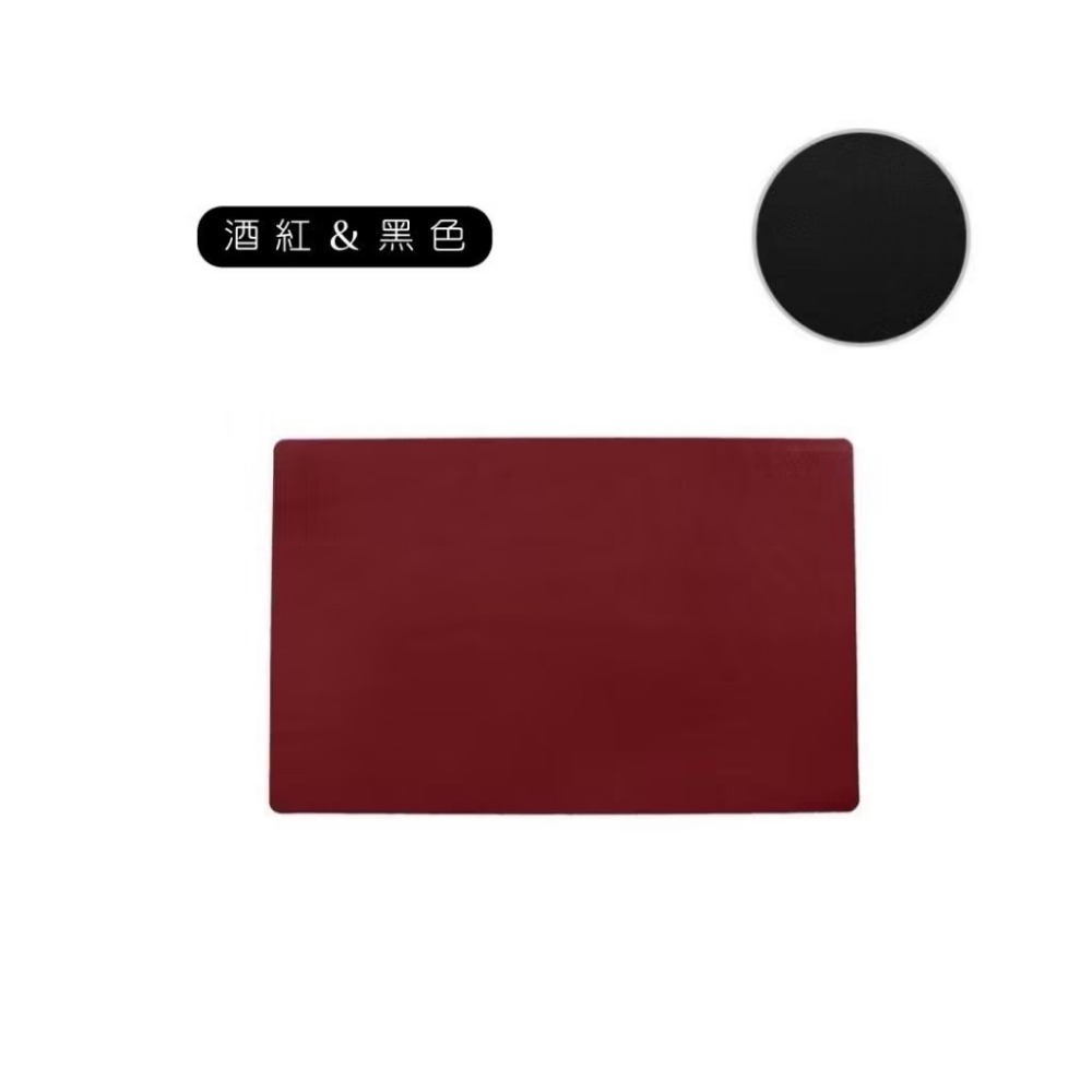 【生活市集】北歐雙色隔熱餐墊 飯店餐墊防水餐墊 酒店餐墊 皮革餐墊 隔熱墊 雙色餐墊 西餐隔熱餐桌墊 桌墊-規格圖9