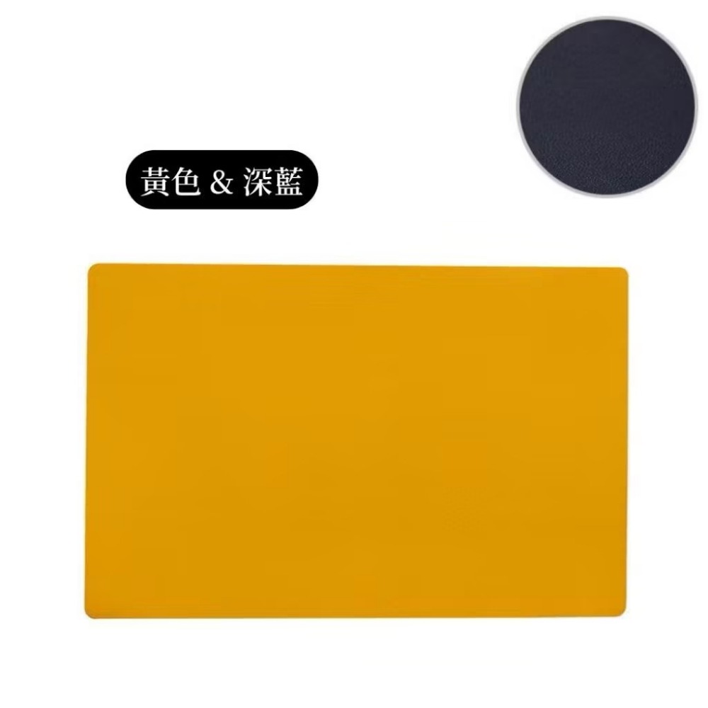 【生活市集】北歐雙色隔熱餐墊 飯店餐墊防水餐墊 酒店餐墊 皮革餐墊 隔熱墊 雙色餐墊 西餐隔熱餐桌墊 桌墊-規格圖9