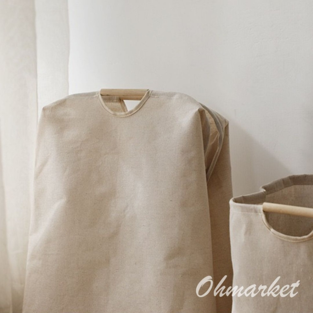 【生活市集】 日系折疊髒衣籃 收納籃 髒衣籃 無印風收納籃 洗衣籃 玩具收納籃 居家收納布面收納籃置物籃-細節圖8