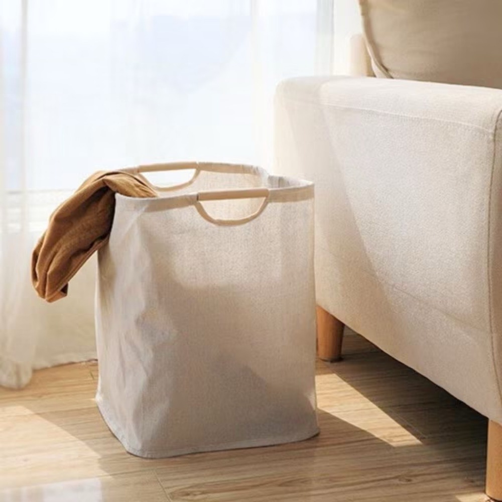 小號｜米白36L【日系折疊收納籃 】