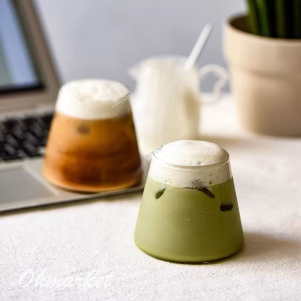 【生活市集】 富士山杯 富士山玻璃杯 富士山啤酒杯 啤酒杯 雞尾酒杯 威士忌杯 果汁杯 酒杯高硼矽玻璃 甜點杯-細節圖7