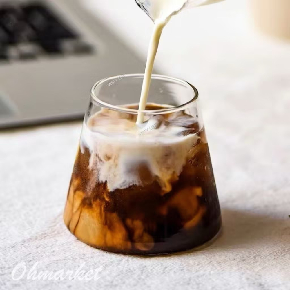 【生活市集】 富士山杯 富士山玻璃杯 富士山啤酒杯 啤酒杯 雞尾酒杯 威士忌杯 果汁杯 酒杯高硼矽玻璃 甜點杯-細節圖8