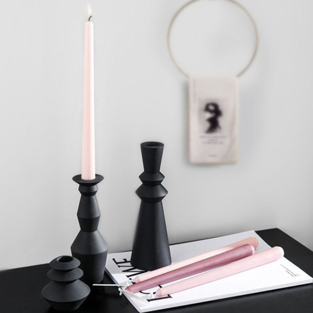 【生活市集】 莫蘭迪漸層 香薰蠟燭 長蠟 大豆蠟 漸層蠟燭 香氛 香薰 蠟燭 北歐蠟燭台香氛蠟燭大豆蠟-細節圖4