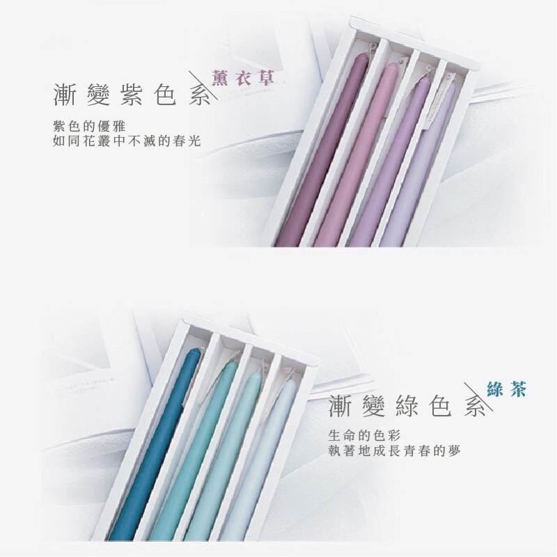 【生活市集】 莫蘭迪漸層 香薰蠟燭 長蠟 大豆蠟 漸層蠟燭 香氛 香薰 蠟燭 北歐蠟燭台香氛蠟燭大豆蠟-細節圖8