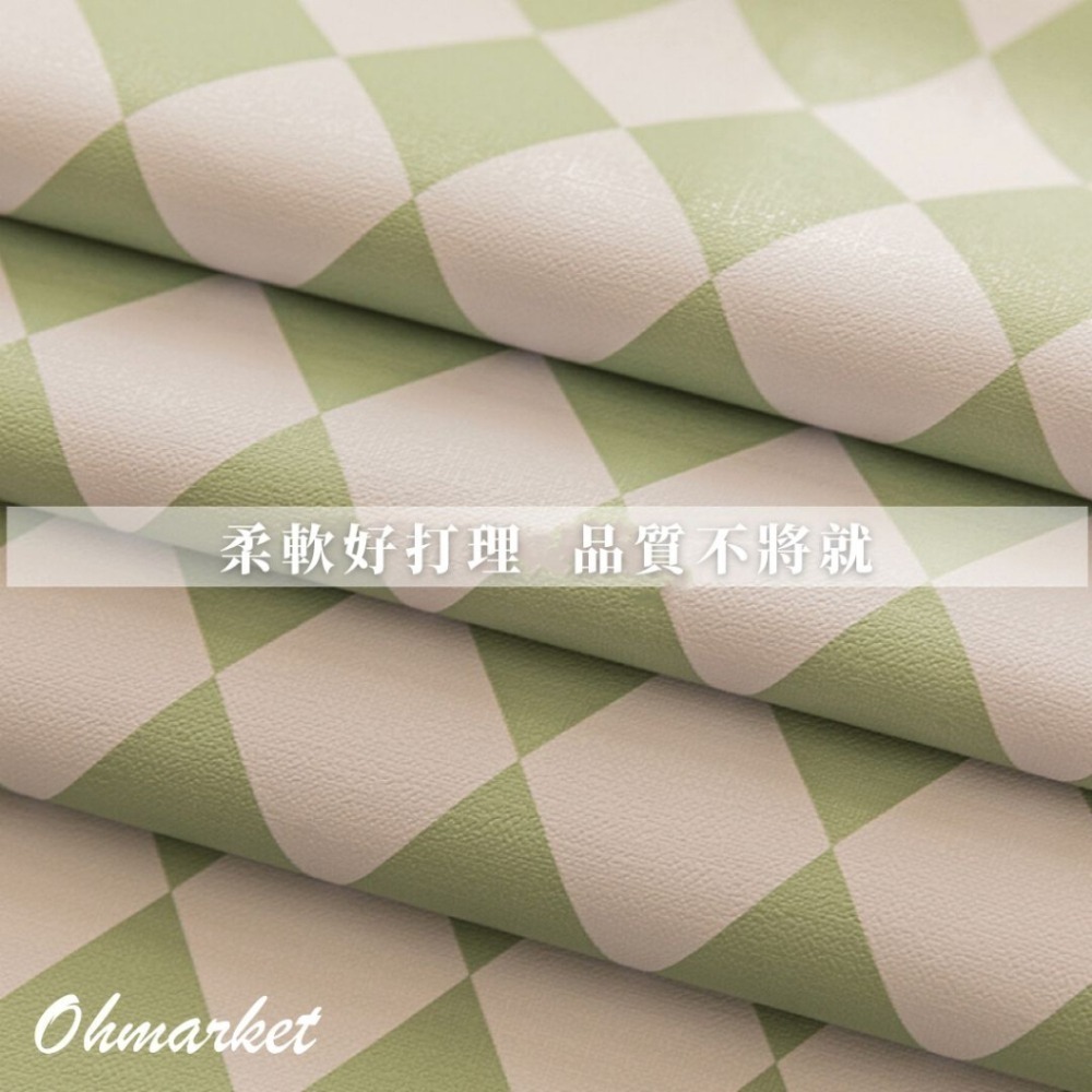 【生活市集】 奶茶色餐桌墊 奶油格桌布 格子餐桌墊韓風背景布小清新可愛桌布野餐墊奶茶色餐桌墊毛絨布野餐墊桌布-細節圖6