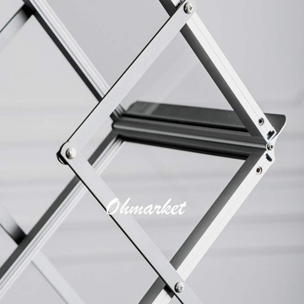 【生活市集】 韓系Ins書報架 雜誌架 咖啡廳民宿佈置 鋁合金折疊資料架目錄架 展示架 宣傳雜誌架書報架-細節圖6