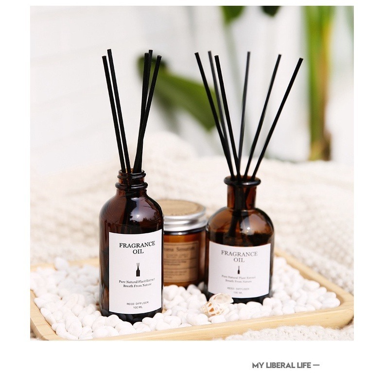 【生活市集】 飯店質感 香薰擴香瓶 無火香燻精油 無火室內擴香瓶100ml 擴香棒 香氛 擴香 室內擴香 芳香劑-細節圖5