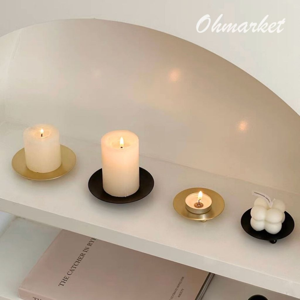 【生活市集】 三腳小燭台 蠟燭台 蠟燭 香氛蠟燭 香薰蠟燭 蠟燭座 蠟燭墊-細節圖2