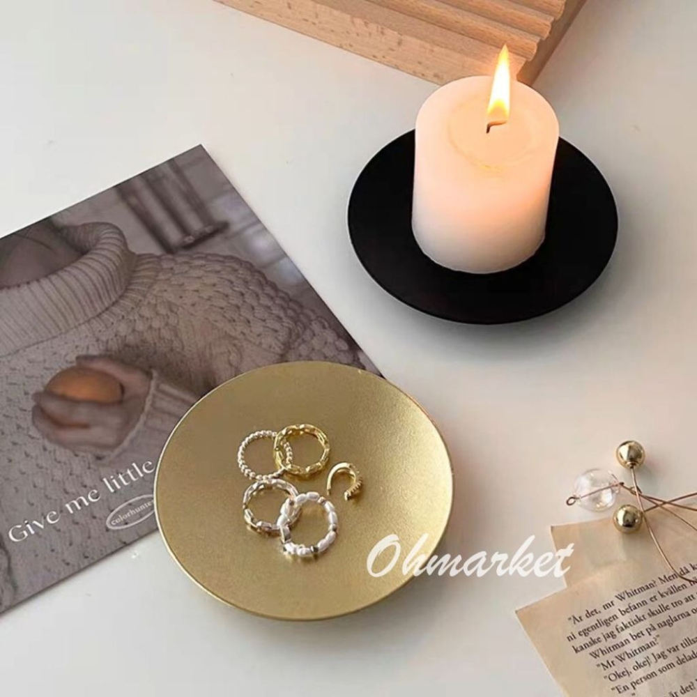 【生活市集】 三腳小燭台 蠟燭台 蠟燭 香氛蠟燭 香薰蠟燭 蠟燭座 蠟燭墊-細節圖3