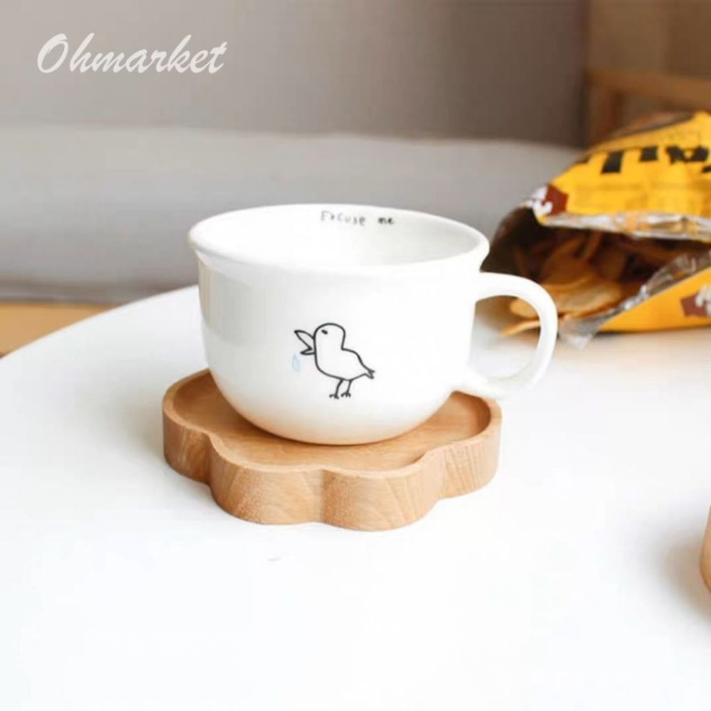 【生活市集】 貓掌隔熱杯墊 原木杯墊 熊掌杯墊 隔熱墊防水杯墊 馬克杯杯墊木頭杯墊原木杯墊造型杯墊-細節圖7