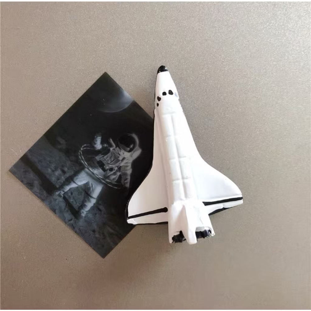 【生活市集】現貨 太空系列 冰箱磁鐵 磁鐵 便利貼 文具 公布欄 黑板 太空人 宇宙 星球 月球 造型磁鐵 冰箱貼-細節圖8