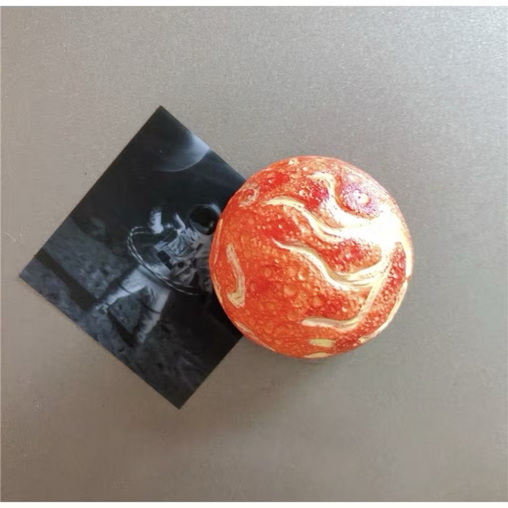 【生活市集】現貨 太空系列 冰箱磁鐵 磁鐵 便利貼 文具 公布欄 黑板 太空人 宇宙 星球 月球 造型磁鐵 冰箱貼-細節圖11