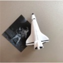 【生活市集】現貨 太空系列 冰箱磁鐵 磁鐵 便利貼 文具 公布欄 黑板 太空人 宇宙 星球 月球 造型磁鐵 冰箱貼-規格圖11