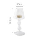 【生活市集】 韓系ins檯燈燭台 檯燈燭台 台燈燭台 蠟燭台 玻璃檯燈 佈置 居家擺件 小清新 氣氛 小蠟燭-規格圖9