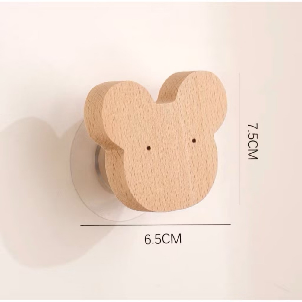 【生活市集】 星星月亮 櫸木掛鉤❗️免打孔 打孔皆可安裝❗️掛鉤 原木掛鉤 衣架 衣帽架 掛飾 牆掛 壁掛-規格圖9