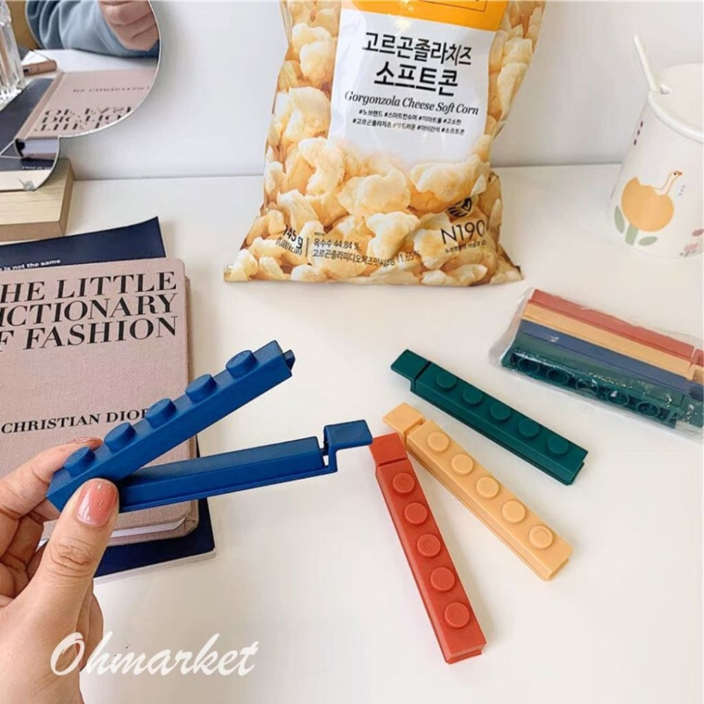 【生活市集】 樂高封口夾 積木 廚房收納 密封 封口夾 零食收納 密封夾 收納 樂高 封口 保鮮 設計-細節圖4