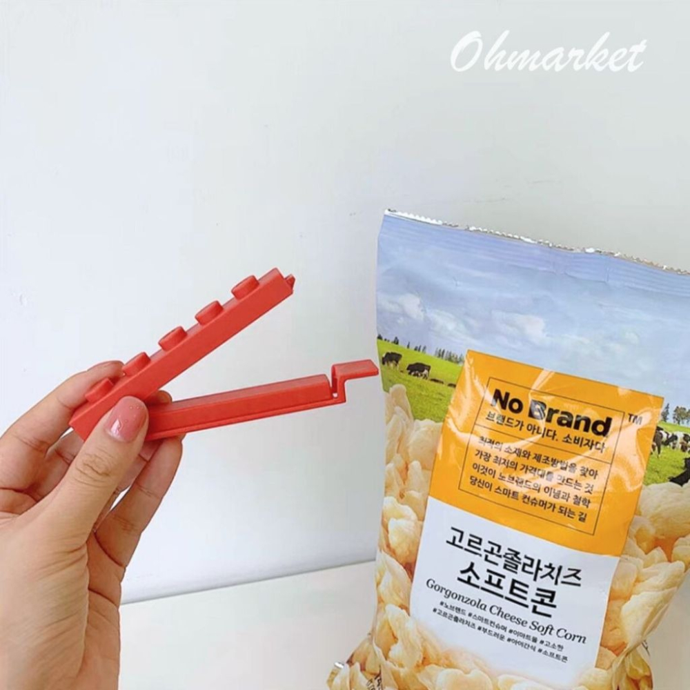 【生活市集】 樂高封口夾 積木 廚房收納 密封 封口夾 零食收納 密封夾 收納 樂高 封口 保鮮 設計-細節圖6