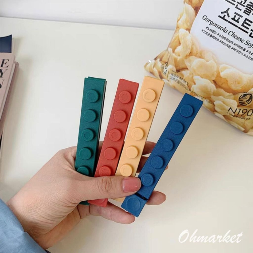 【生活市集】 樂高封口夾 積木 廚房收納 密封 封口夾 零食收納 密封夾 收納 樂高 封口 保鮮 設計-細節圖7