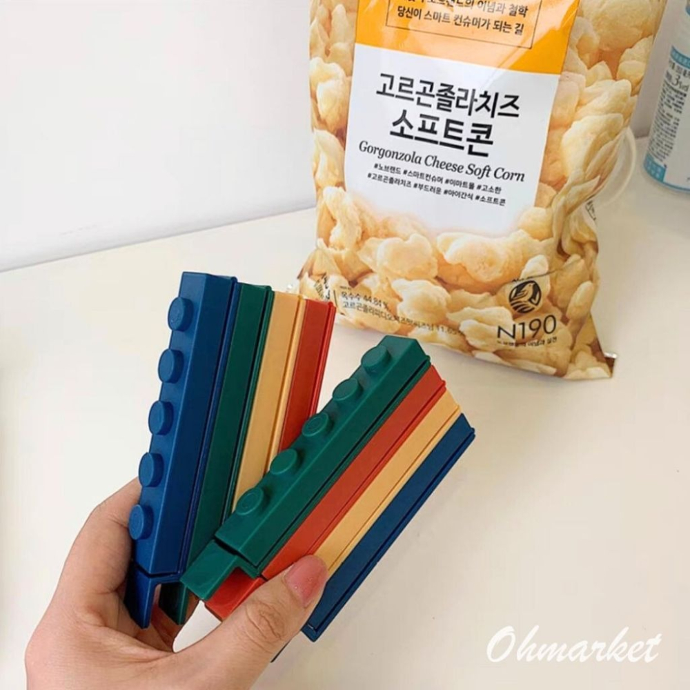 【生活市集】 樂高封口夾 積木 廚房收納 密封 封口夾 零食收納 密封夾 收納 樂高 封口 保鮮 設計-細節圖8