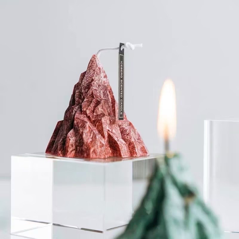 【生活市集】 北歐火山 香氛蠟燭 香薰蠟燭 蠟燭 漸層蠟燭 造型蠟燭 氣氛佈置 火山蠟燭 交換禮物 情人 設計-規格圖8