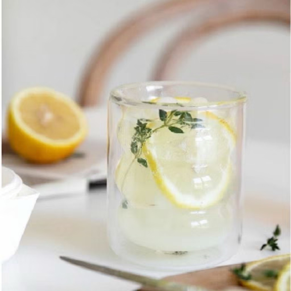 【生活市集】雙層隔熱玻璃杯 雙層玻璃杯 咖啡杯 蛋形雙層玻璃杯雙層杯蛋型杯保溫隔熱水杯茶杯高硼矽耐熱杯-細節圖7