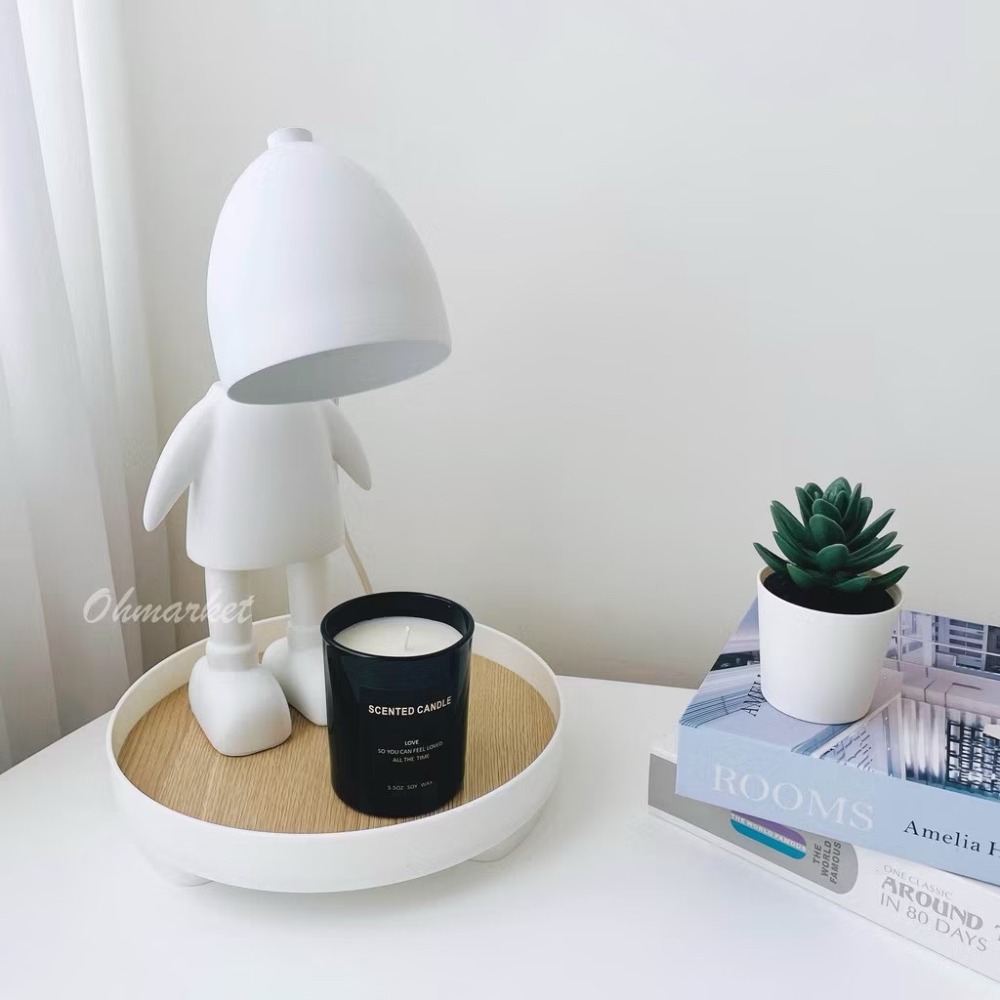 【生活市集】✨贈蠟燭 機器人融蠟燈 蠟燭燈 蠟燭暖燈 香氛蠟燭燈 融燭燈 熔蠟燈 公仔暖燭燈交換禮物聖誕-規格圖11