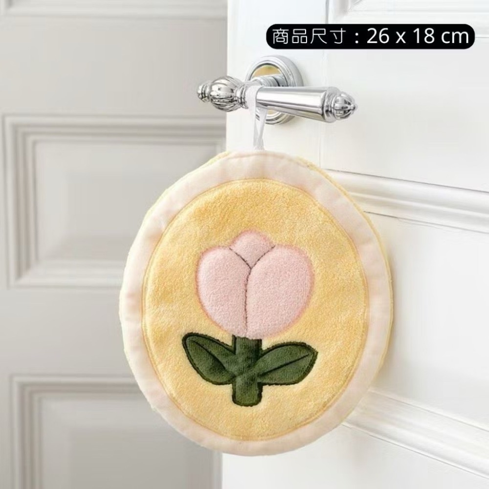 【生活市集】 蝴蝶結擦手巾 蝴蝶結可掛式擦手巾 擦手巾 小方巾 毛巾 珊瑚絨 吸水擦手巾 擦手布-規格圖11