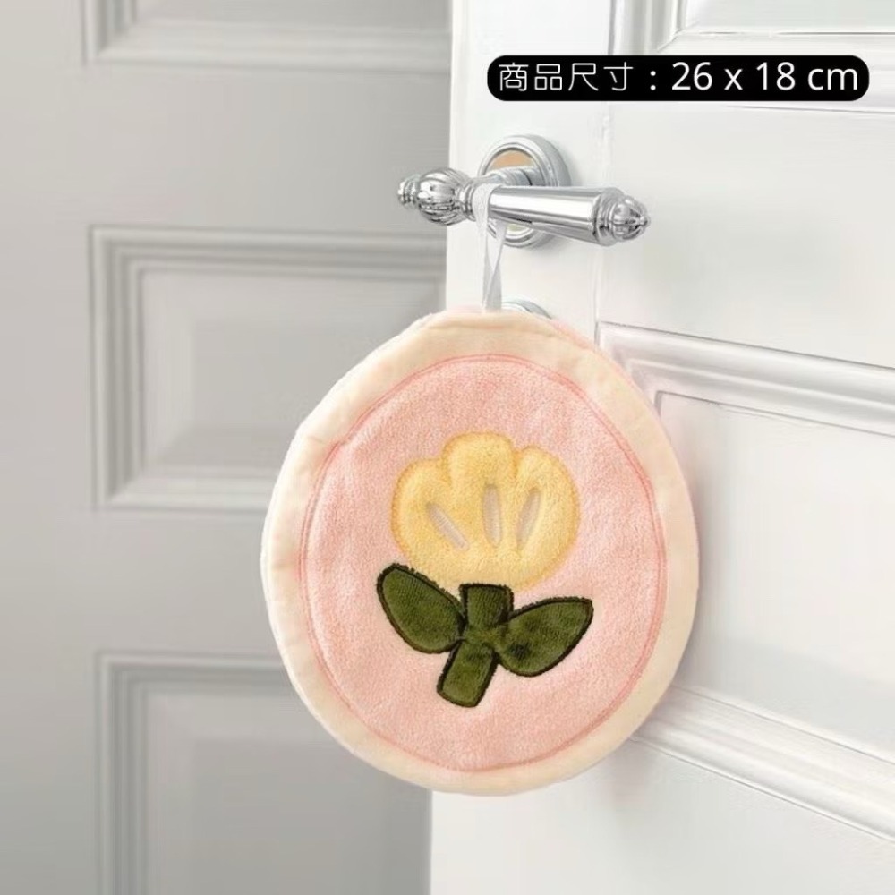 【生活市集】 蝴蝶結擦手巾 蝴蝶結可掛式擦手巾 擦手巾 小方巾 毛巾 珊瑚絨 吸水擦手巾 擦手布-規格圖11