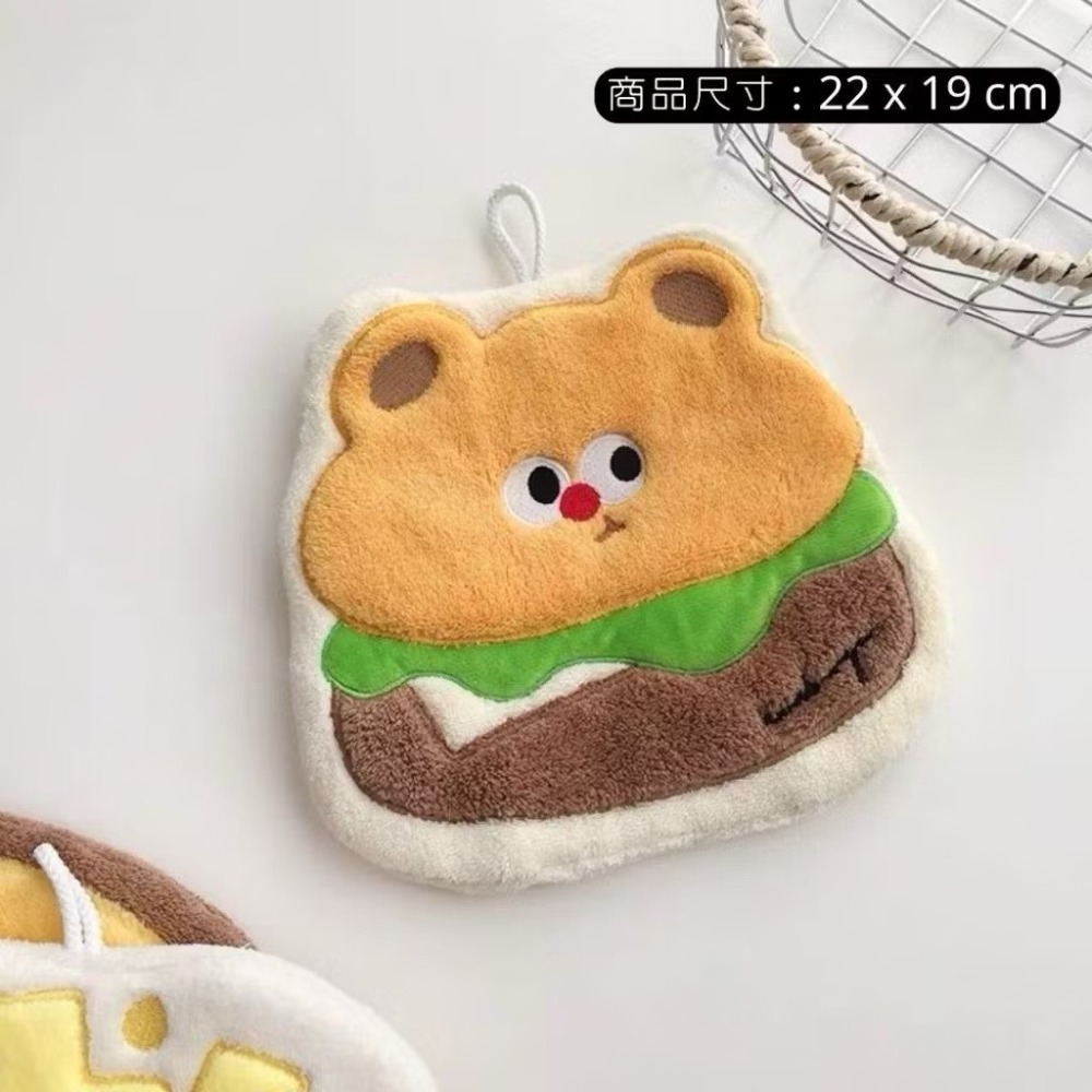 【生活市集】 蝴蝶結擦手巾 蝴蝶結可掛式擦手巾 擦手巾 小方巾 毛巾 珊瑚絨 吸水擦手巾 擦手布-規格圖11